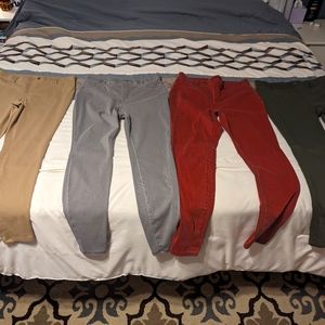 Stretch skinny slacks